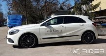 Ochranné bočné lišty Mercedes A-Class 2012- (W176, hatchback)