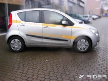 Ochranné bočné lišty Opel Agila 2007- (hatchback)