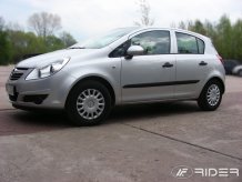 Ochranné bočné lišty Opel Corsa 2006-2014 (hatchback, 5 dveří)