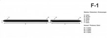 Ochranné bočné lišty Škoda Octavia 1996-2004 (combi)