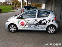 Ochranné bočné lišty Toyota Aygo 2005-2013 (hatchback, 5 dveří)