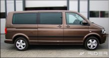 Ochranné bočné lišty Volkswagen Transporter T5 2004-2014 (van, minivan, dlouhá verze)