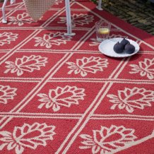 Outdoorový koberec Laura Ashley porchester poppy red 480200 Brink & Campman