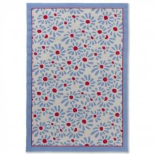 Outdoorový koberec Laura Ashley thorncliff daisy sky blue 480308 Brink & Campman