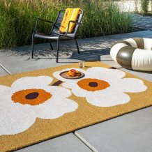 Outdoorový koberec Marimekko Unikko Anniversary honey 433001 Brink & Campman