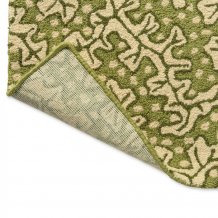 Outdoorový koberec Sanderson Truffle olive 446007 Brink & Campman