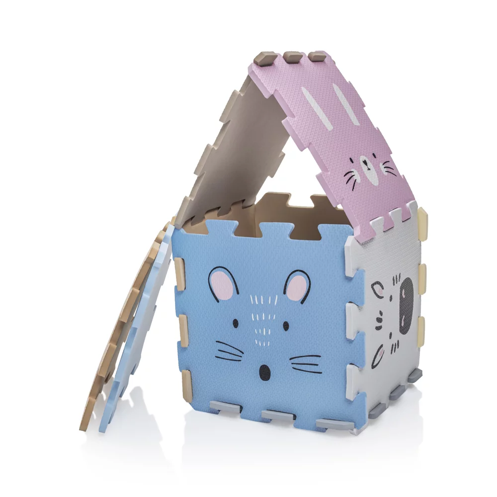 Pěnová podložka Puzzle 30x30 cm 9ks ANIMALS