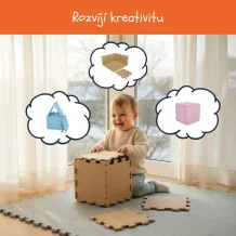 Pěnová podložka Puzzle 30x30 cm 9ks ANIMALS