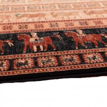 Perský kusový koberec Osta Kashqai 4301/102 hnědý Pazyryk 67 x 130 Osta