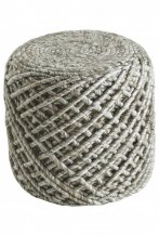 Pletený puf Pouf Royal 888 sand