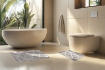 Předložka do koupelny Bari 101 silver