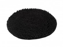 Předložka do koupelny Fluffy 700 black kruh