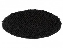 Předložka do koupelny Fluffy 700 black kruh