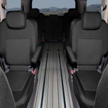 Přesné autopotahy VW Multivan T7 2021- (2. řada)