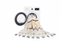 Přírodní koberec, ručně tkaný Azteca Natural-Vintage Blue