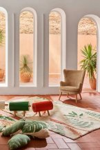 Přírodní koberec, ručně tkaný Botanic Plants