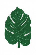 Přírodní koberec, ručně tkaný Monstera Leaf