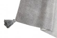 Přírodní koberec, ručně tkaný Ombré Dark Grey - Grey