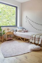 Přírodní koberec, ručně tkaný Puffy Love