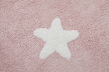 Přírodní koberec, ručně tkaný Stars Pink-White
