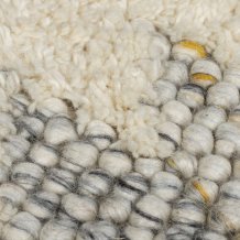 Ručně tkaný kusový koberec Minerals Border Black/White