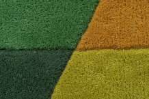 Ručně všívaný běhoun Illusion Prism Green/Multi