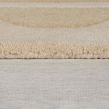 Ručně všívaný běhoun Lois Scallop Natural