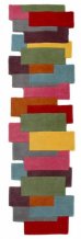 Ručně všívaný kusový koberec Abstract Collage Multi