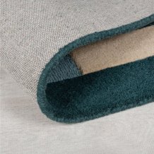 Ručně všívaný kusový koberec Abstract Labyrinth Shaped Green/Blue