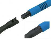 Škrabka s košťátkem 66cm SPLIT 2in1