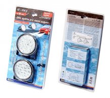 Světla denního svícení kulatá RL hom. 18LED on/off