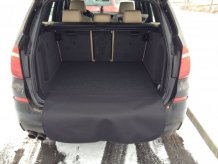 Textilné koberce do kufra auta s nášľapom Seat Alhambra II Type 7N Typ 7N MPV 5 mist 2010 -> Perfectfit (4235-kufr)