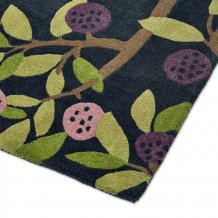 Vlněný koberec Sanderson Foraging indigo 146618 Brink & Campman