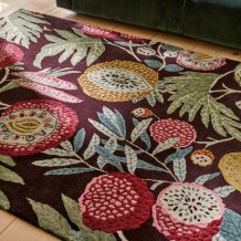 Vlněný kusový koberec Sanderson Jackfruit cherry - alabaster 148705 Brink & Campman