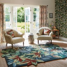 Vlněný kusový koberec Sanderson Robin´S Wood Forest green 146508 Brink & Campman