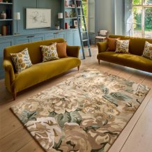 Vlněný kusový koberec Sanderson Rose&Peony birch 045001 Brink & Campman