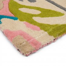 Vlněný kusový koberec Sanderson Rose&Peony cerise 45005 Brink & Campman