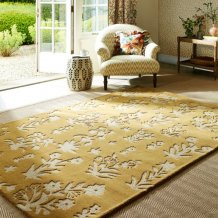 Vlněný kusový koberec Sanderson Woodland Glade gold 146806 Brink & Campman