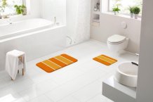 WAYMORE - set 2ks 50x80 cm + 50x40 cm bez výrezu 50x80 cm, oranžová