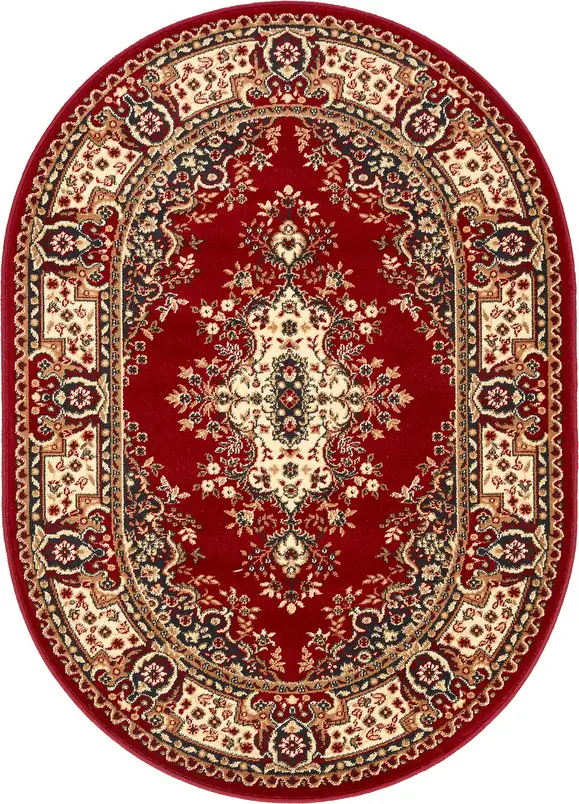 Kusový koberec Fatima S bordo ovál