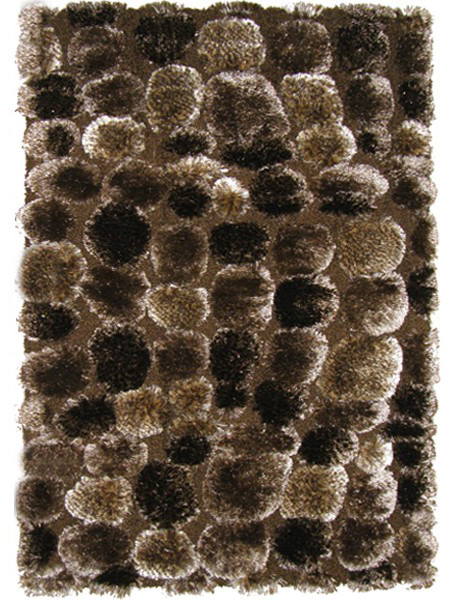 Kusový koberec Istanbul Shaggy brown s3650