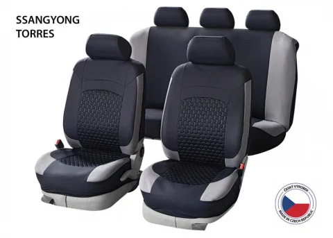 Cappa Autopotahy Perfetto HL SsangYong Torres černá/šedá