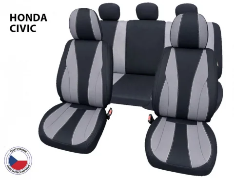 Cappa Autopotahy Perfetto TM Honda Civic černá/šedá