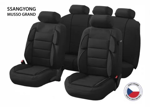 Cappa Autopotahy Perfetto YL SsangYong Musso Grand černá