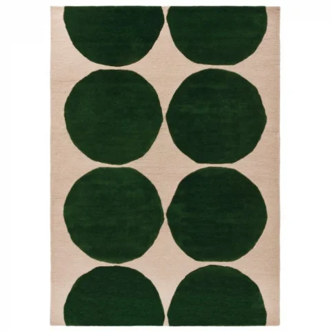 Designový vlněný koberec Marimekko Isot Kivet zelený 132507 Brink & Campman