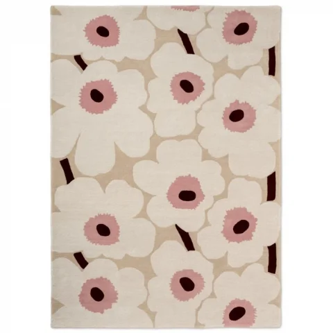 Designový vlněný koberec Marimekko Unikko růžový 132402 Brink & Campman