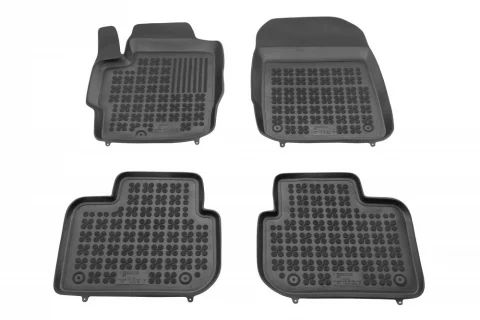 Gumové koberce Mitsubishi Colt 2009-2012 (3 dveře) - 28 mm okraj