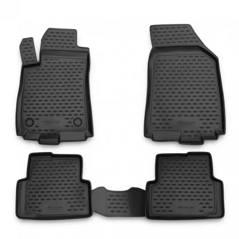 Gumové koberčeky Chevrolet Aveo 2011-2015 - Novline 28 mm okraj