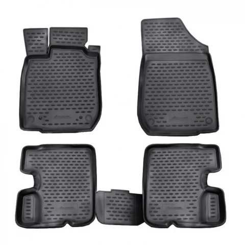 Gumové koberčeky Dacia Sandero 2008-2012 - Novline 28 mm okraj