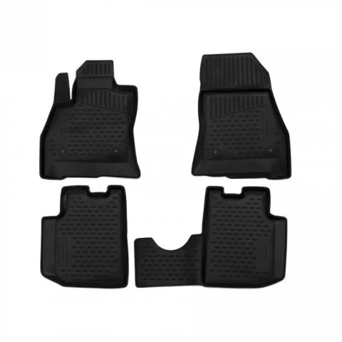 Gumové koberčeky Fiat 500L 2012-2022 - Novline 28 mm okraj